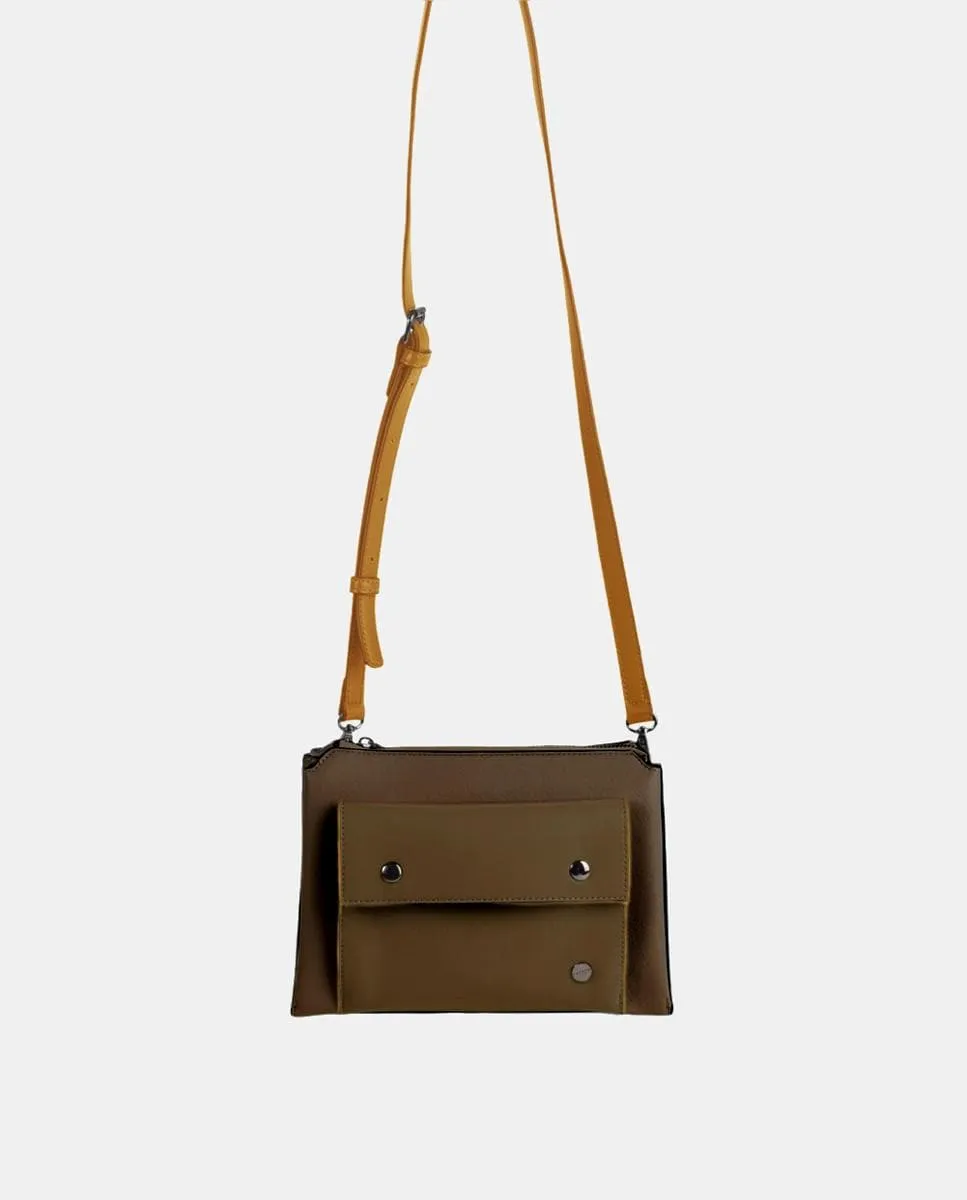 Сумка через плечо из искусственной кожи бежевого цвета Volum, коричневый
Сумка через плечо из искусственной кожи бежевого цвета Volum, коричневый