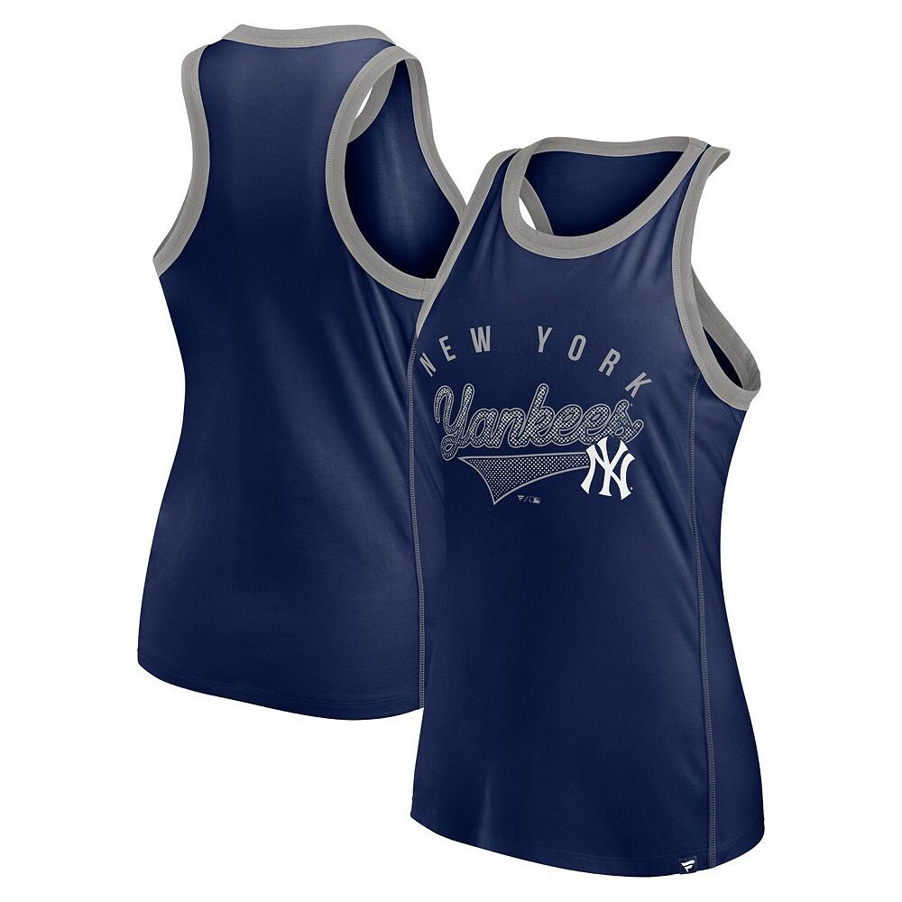 Женская брендовая темно-синяя майка Fanatics New York Yankees Tailsweep Fashion Racerback со стразами, цвет Ynk Navy
Женская брендовая темно-синяя майка Fanatics New York Yankees Tailsweep Fashion Racerback со стразами, цвет Ynk Navy