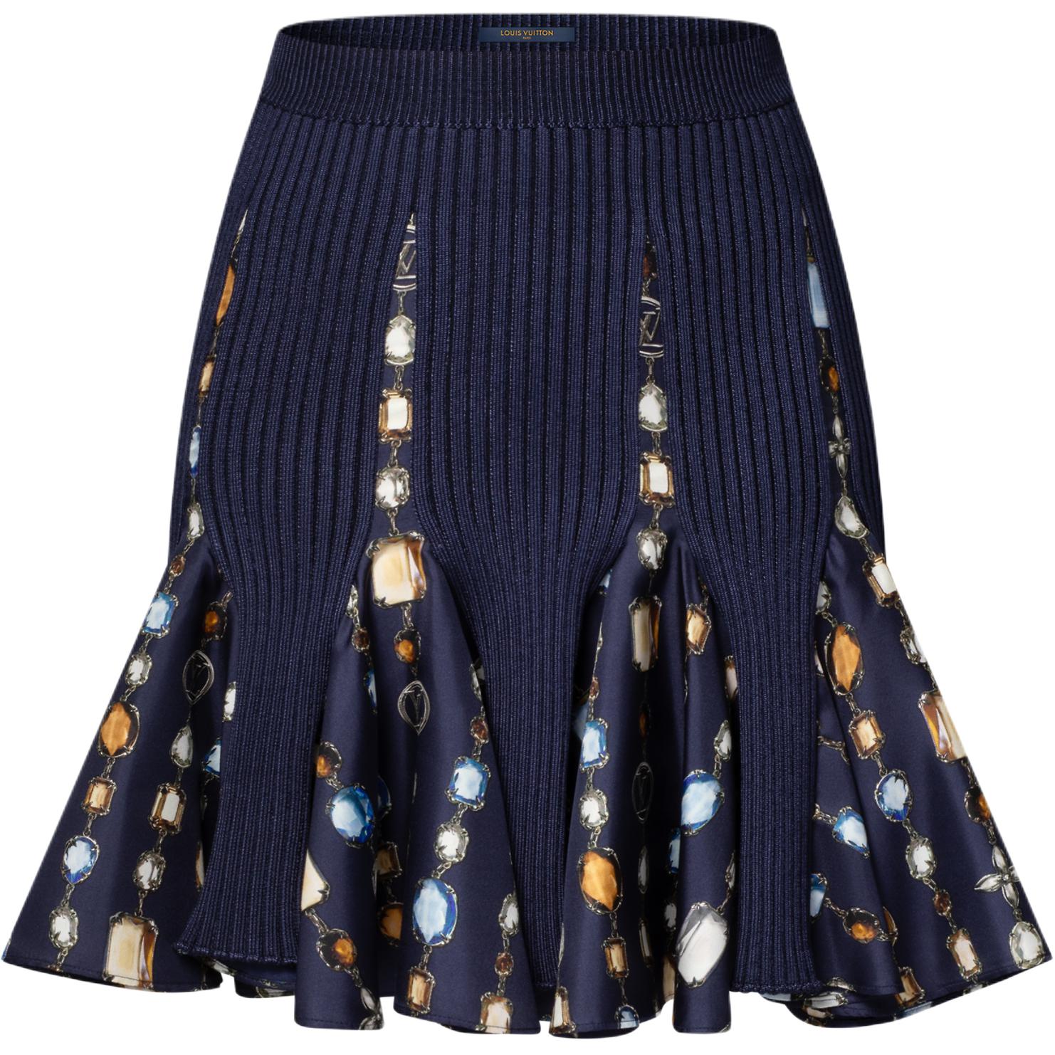 Юбка-карандаш Lv Necklace Insert LOUIS VUITTON, синий
Юбка-карандаш Lv Necklace Insert LOUIS VUITTON, синий