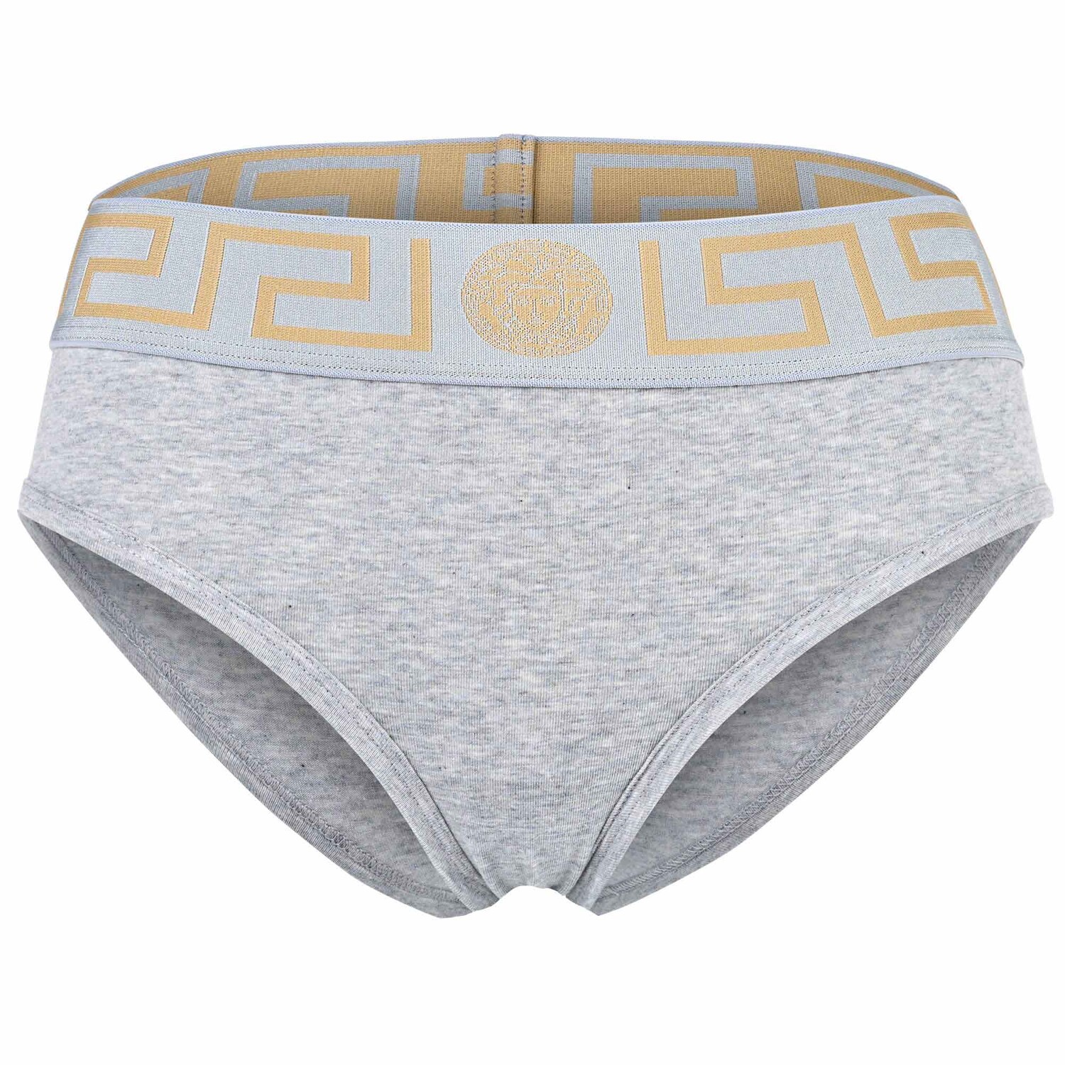 Бразильские трусы топика Versace, серый
Бразильские трусы топика Versace, серый