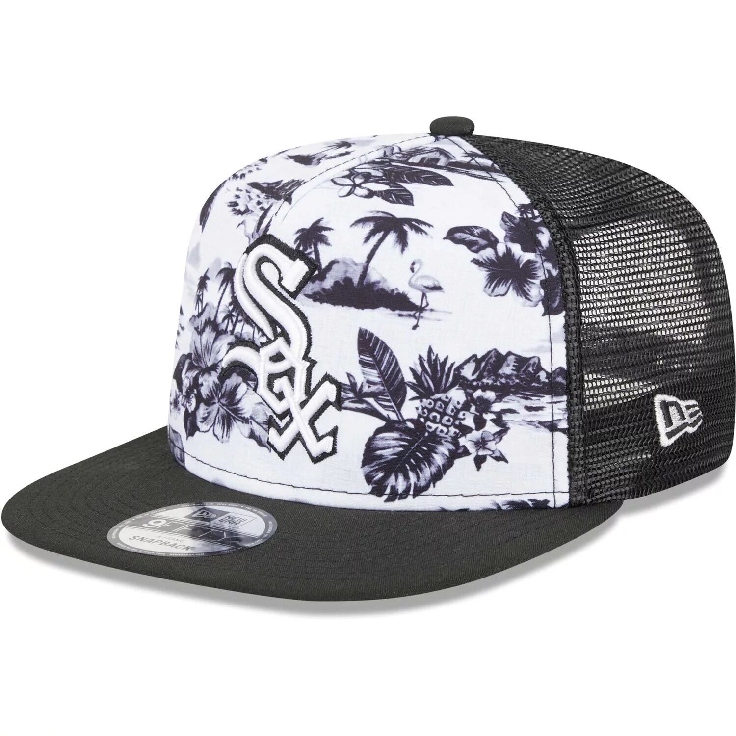 Мужская кепка New Era белого/черного цвета Chicago White Sox Vacay 2.0 с А-образной рамкой Trucker 9FIFTY Snapback
Мужская кепка New Era белого/черного цвета Chicago White Sox Vacay 2.0 с А-образной рамкой Trucker 9FIFTY Snapback