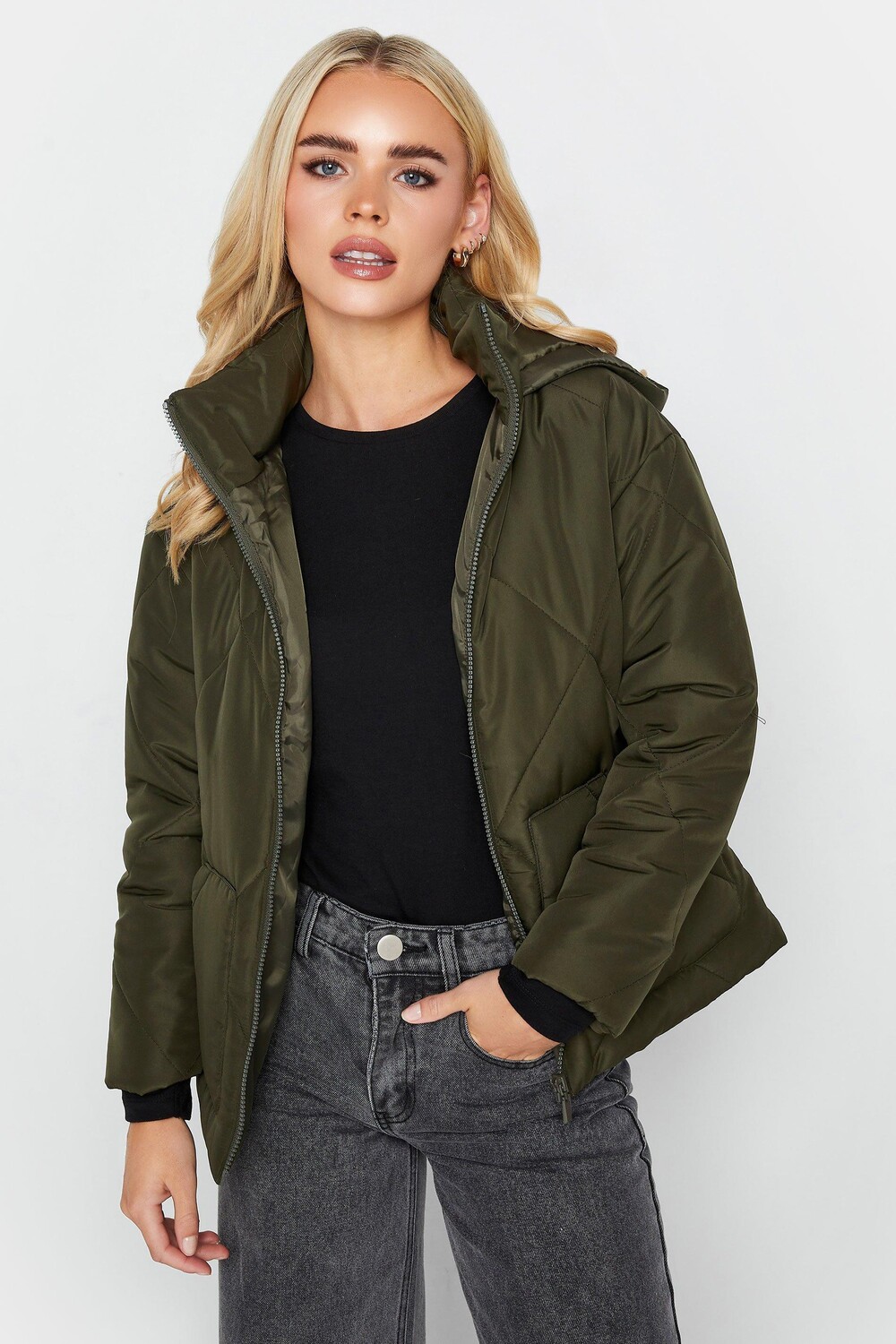 Стеганая куртка-пуховик Petite PixieGirl, зеленый
Стеганая куртка-пуховик Petite PixieGirl, зеленый