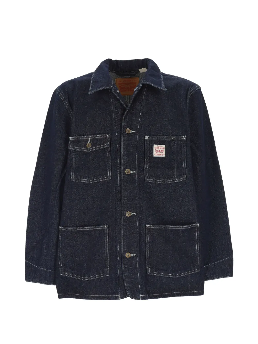 Джинсовая куртка с заостренным воротником Levi'S, синий
Джинсовая куртка с заостренным воротником Levi'S, синий