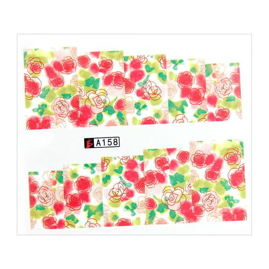 Лист наклеек для ногтей на водной основе 6,5 х 5,5 см на 10 пальцев А № 158, AllePaznokcie
Лист наклеек для ногтей на водной основе 6,5 х 5,5 см на 10 пальцев А № 158, AllePaznokcie