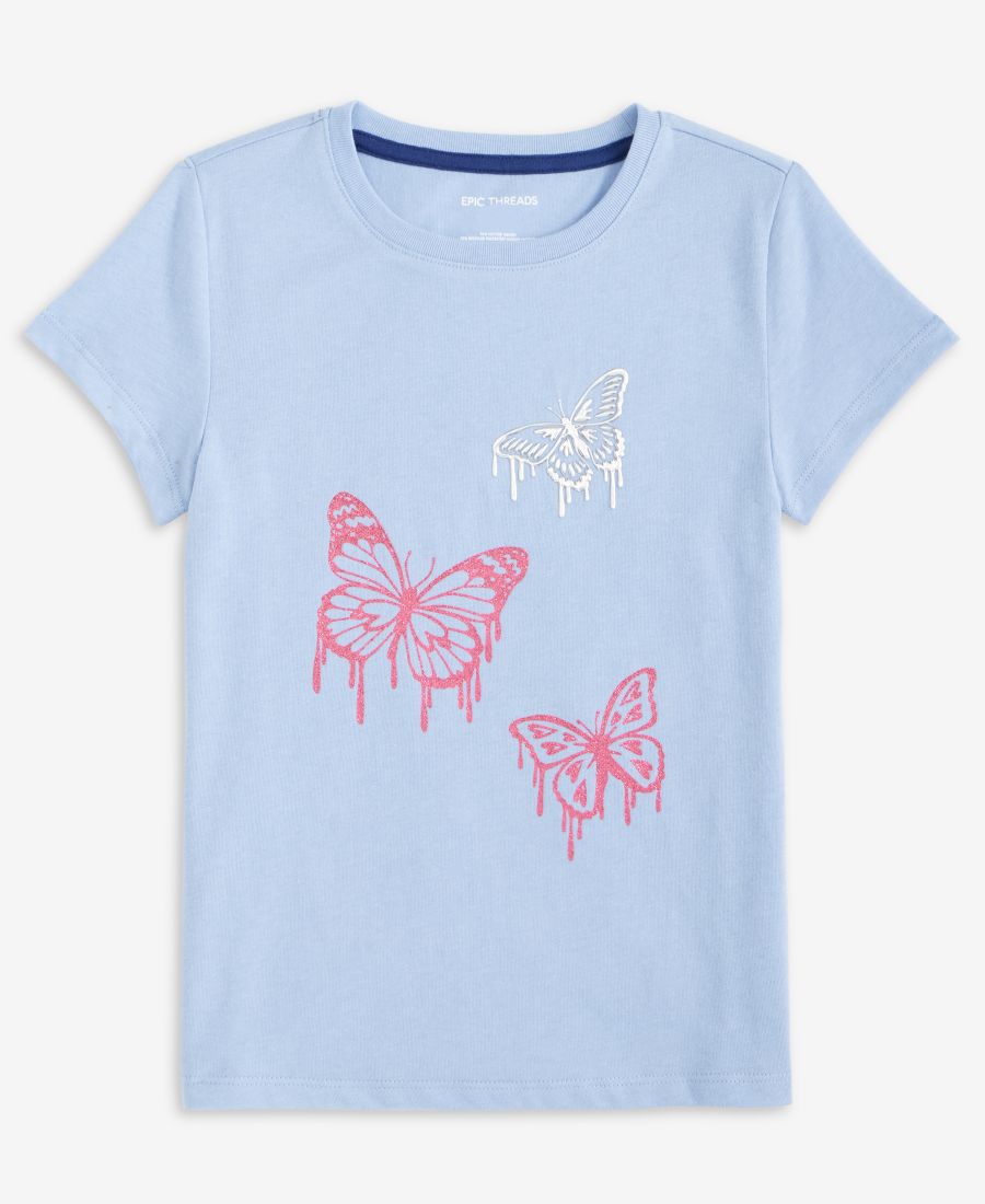 Футболка Сверкающие бабочки для девочек 5-20 лет Epic Threads, Clean Chambray
Футболка Сверкающие бабочки для девочек 5-20 лет Epic Threads, Clean Chambray