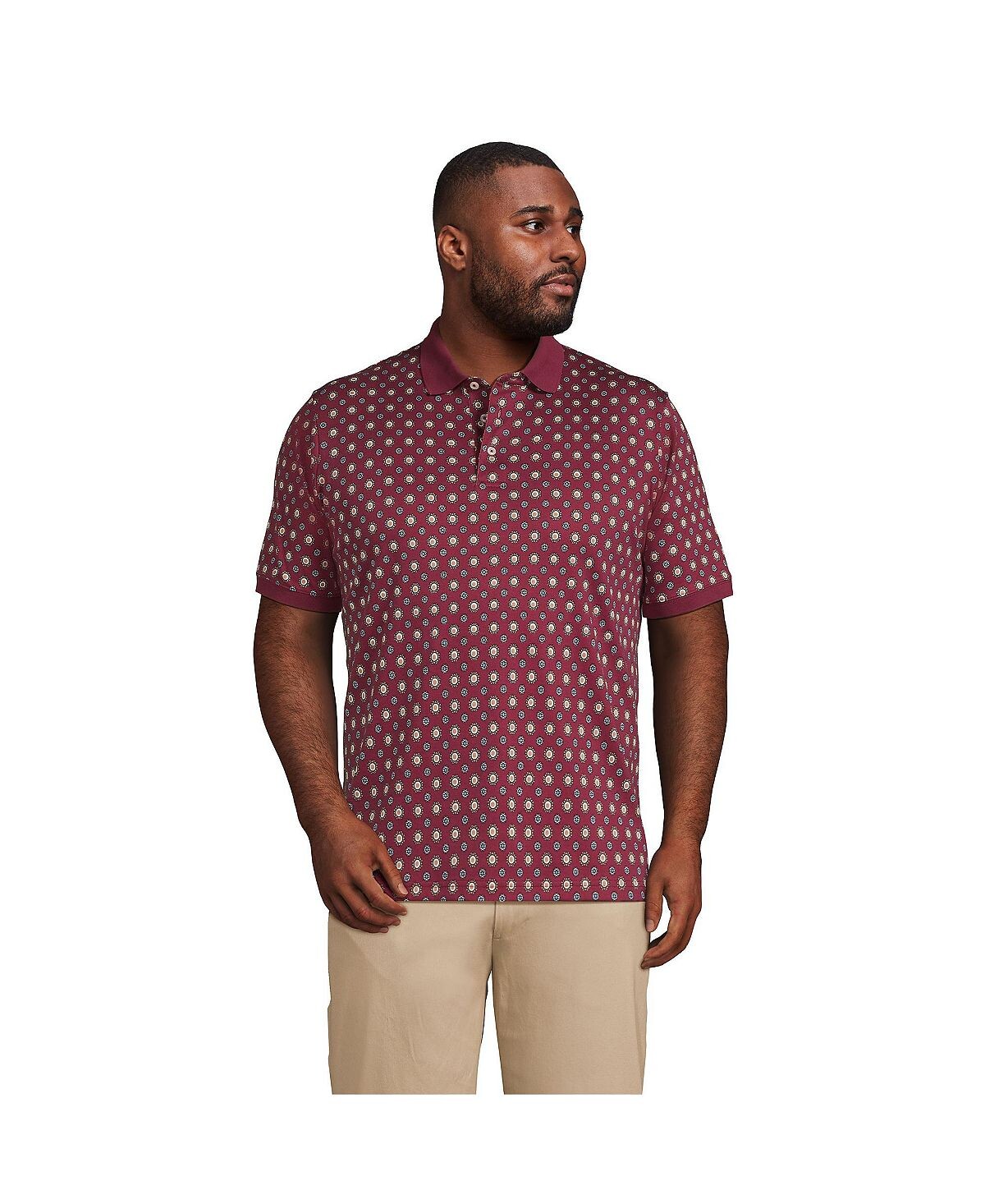 Мужская супермягкая рубашка-поло Supima с короткими рукавами для больших и высоких размеров Lands' End
Мужская супермягкая рубашка-поло Supima с короткими рукавами для больших и высоких размеров Lands' End