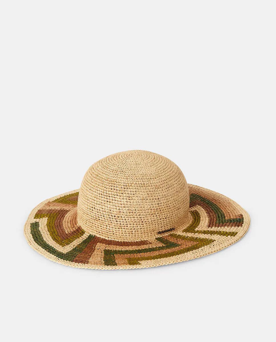 Шляпа из натуральной рафии Tirabasso, мультиколор
Шляпа из натуральной рафии Tirabasso, мультиколор