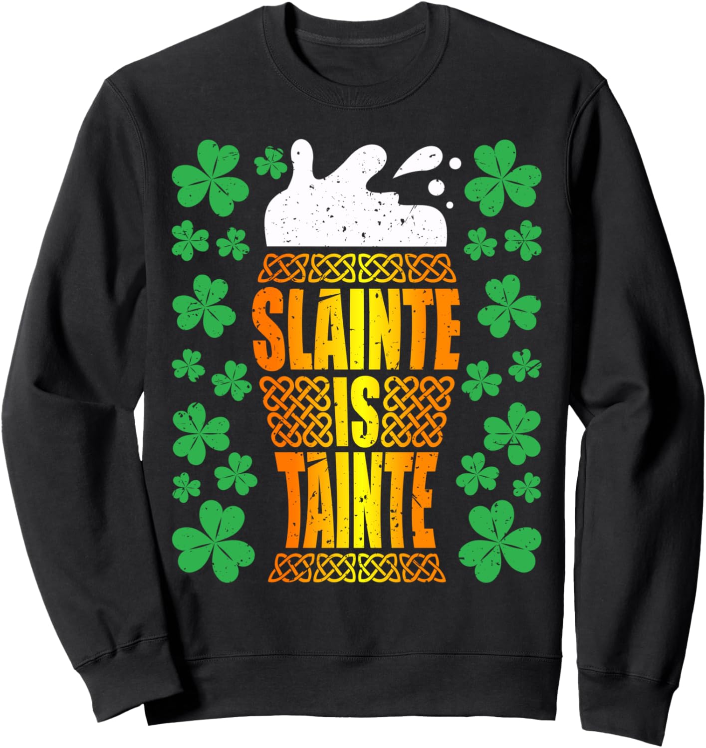 Slainte Is Tainte. толстовка ко Дню Святого Патрика с пивной кружкой, забавная толстовка Clubbing Outfits For Men St Patties Day Beer Mug, черный
Slainte Is Tainte. толстовка ко Дню Святого Патрика с пивной кружкой, забавная толстовка Clubbing Outfits For Men St Patties Day Beer Mug, черный