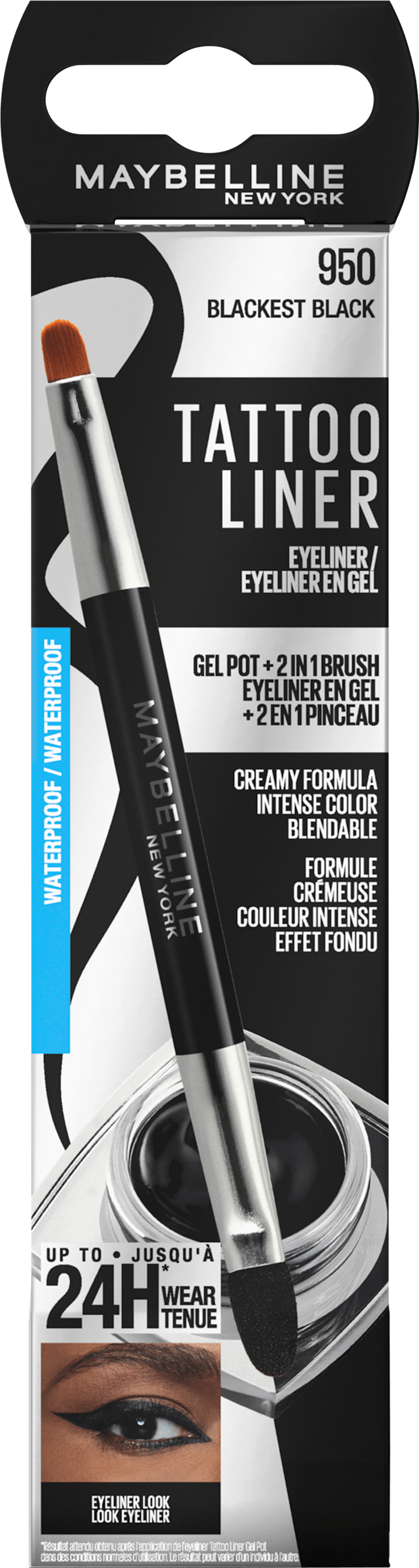 Подводка для глаз MAYBELLINE NEW YORK Gel Eyeliner Tattoo Waterproof 950 Black, 3 g
Подводка для глаз MAYBELLINE NEW YORK Gel Eyeliner Tattoo Waterproof 950 Black, 3 g