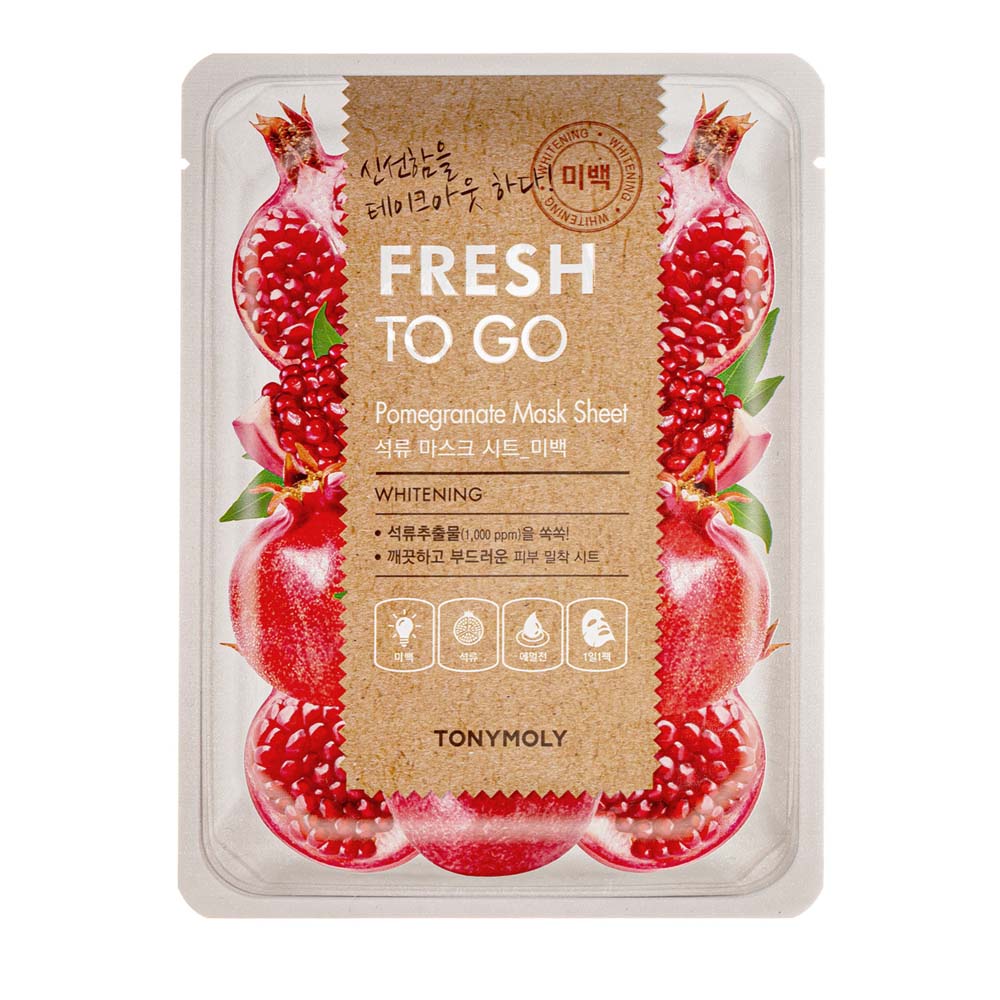 Тканевая маска с экстрактом граната fresh to go pomegranate mask sheet Tonymoly, количество 1 шт.
Тканевая маска с экстрактом граната fresh to go pomegranate mask sheet Tonymoly, количество 1 шт.