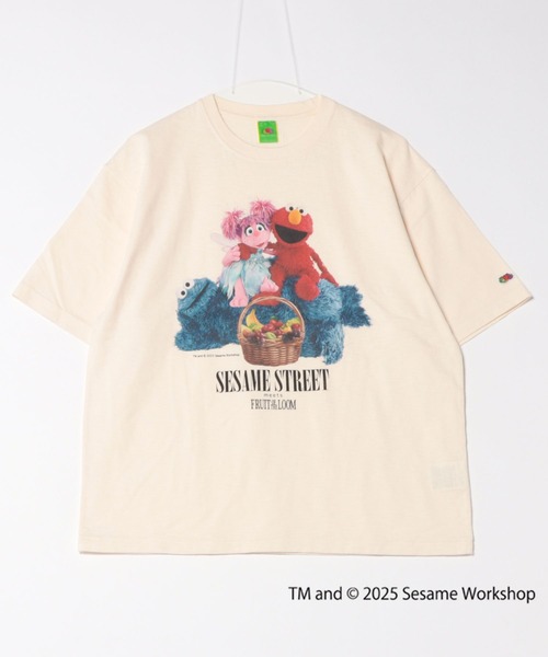 Футболка с принтом, совместная коллекция Sesame Street и Fruit of the Loom, кремовая
Футболка с принтом, совместная коллекция Sesame Street и Fruit of the Loom, кремовая