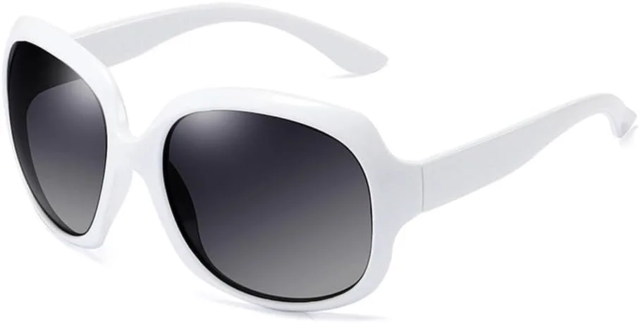 Элегантные поляризованные солнцезащитные очки большого диаметра для женщин, простые и модные, большие пластиковые, солнцезащитные очки UV400 HYYZZC, White Grey
Элегантные поляризованные солнцезащитные очки большого диаметра для женщин, простые и модные, большие пластиковые, солнцезащитные очки UV400 HYYZZC, White Grey