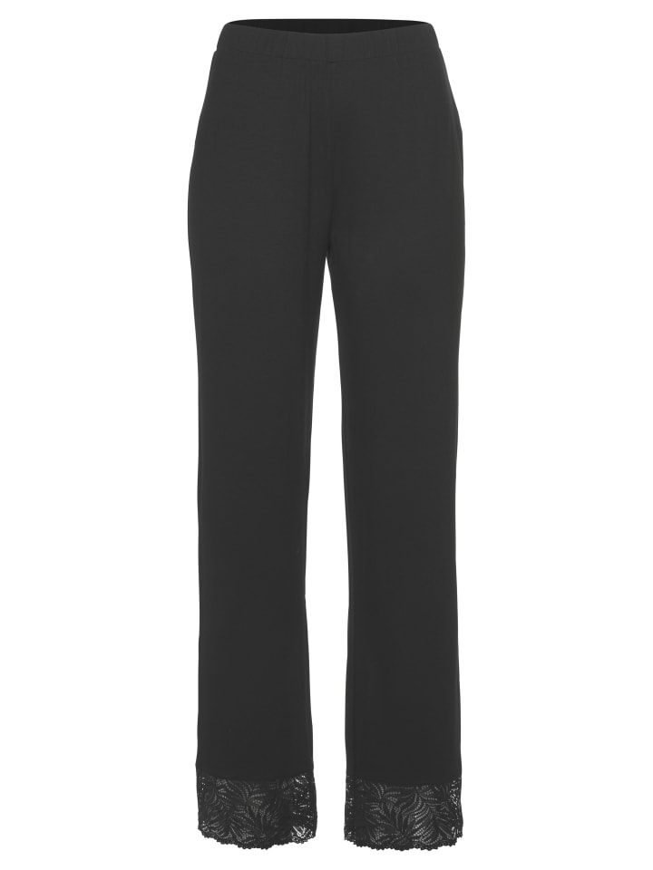 LASCANA Черные пижамные штаны
LASCANA Черные пижамные штаны