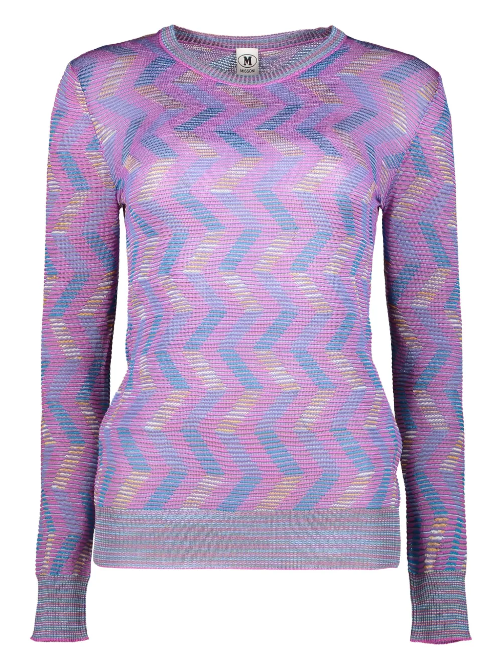 Свитер с узором зигзаг Missoni, фиолетовый
Свитер с узором зигзаг Missoni, фиолетовый