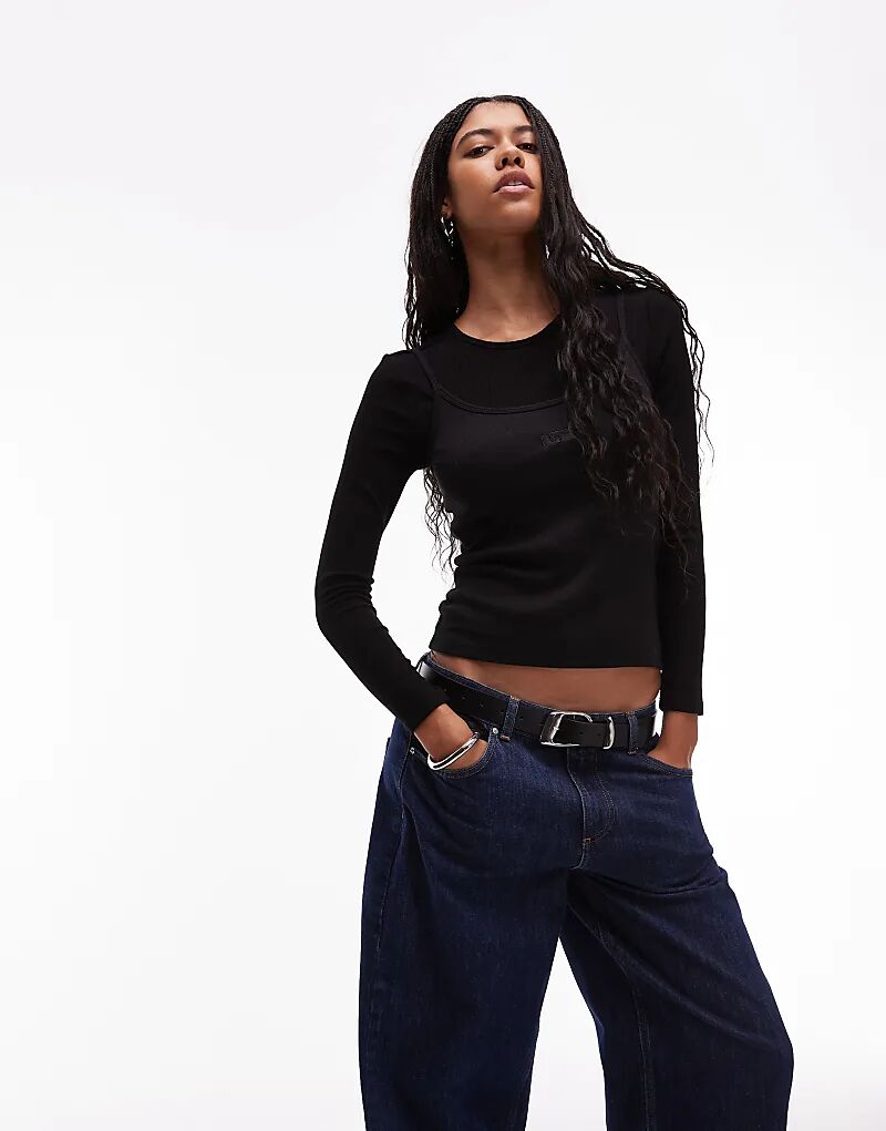 Лонгслив с длинным рукавом LAAGAM nova, двухслойная, черного цвета
Лонгслив с длинным рукавом LAAGAM nova, двухслойная, черного цвета