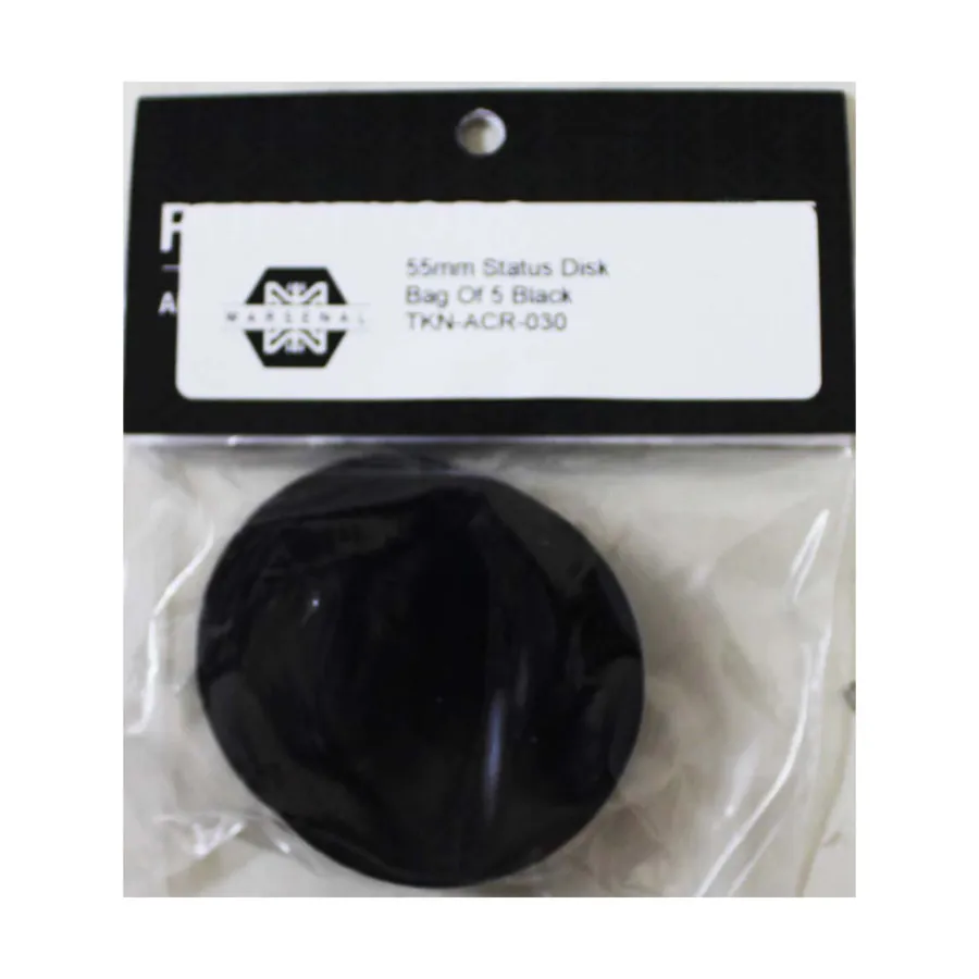 Статусные диски 55 мм — черные, Infinity Markers & Tokens (Warsenal) 
Статусные диски 55 мм — черные, Infinity Markers & Tokens (Warsenal)