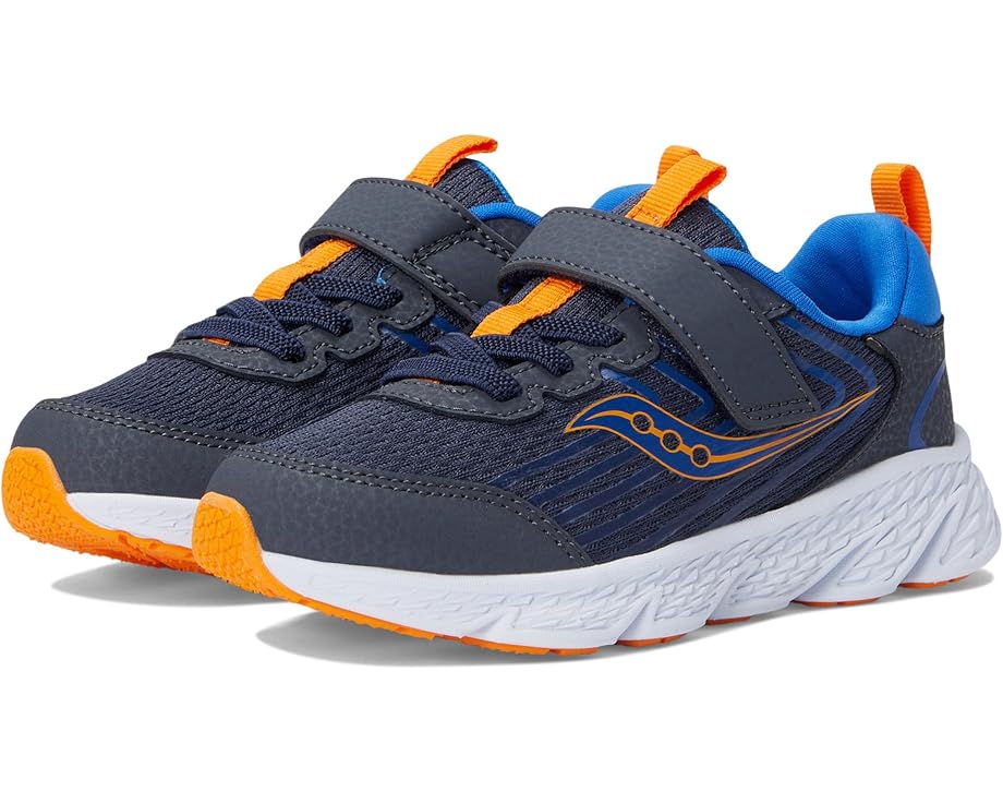 Кроссовки Saucony Kids Wind 3.0 Alternative Closure, цвет Navy/Peel
Кроссовки Saucony Kids Wind 3.0 Alternative Closure, цвет Navy/Peel