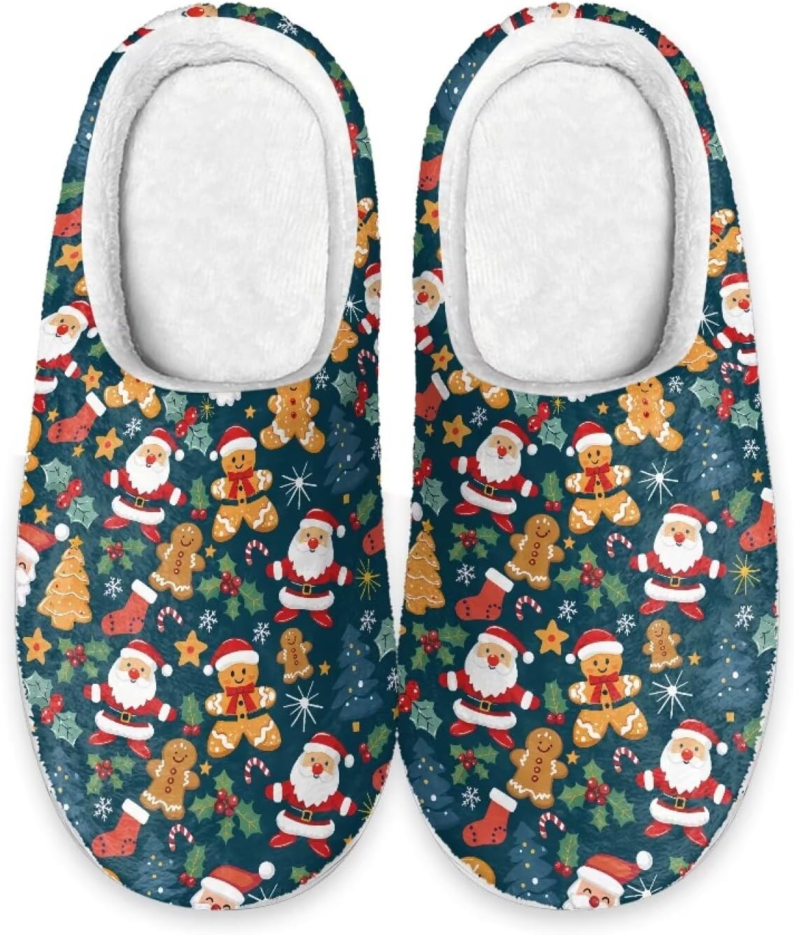 Мужские и женские нескользящие тапочки, теплые мягкие уютные тапочки из фланели, домашняя обувь для спальни и улицы, размеры 2-12 Zcfygdx, Cartoon Gingerbread Man Print
Мужские и женские нескользящие тапочки, теплые мягкие уютные тапочки из фланели, домашняя обувь для спальни и улицы, размеры 2-12 Zcfygdx, Cartoon Gingerbread Man Print