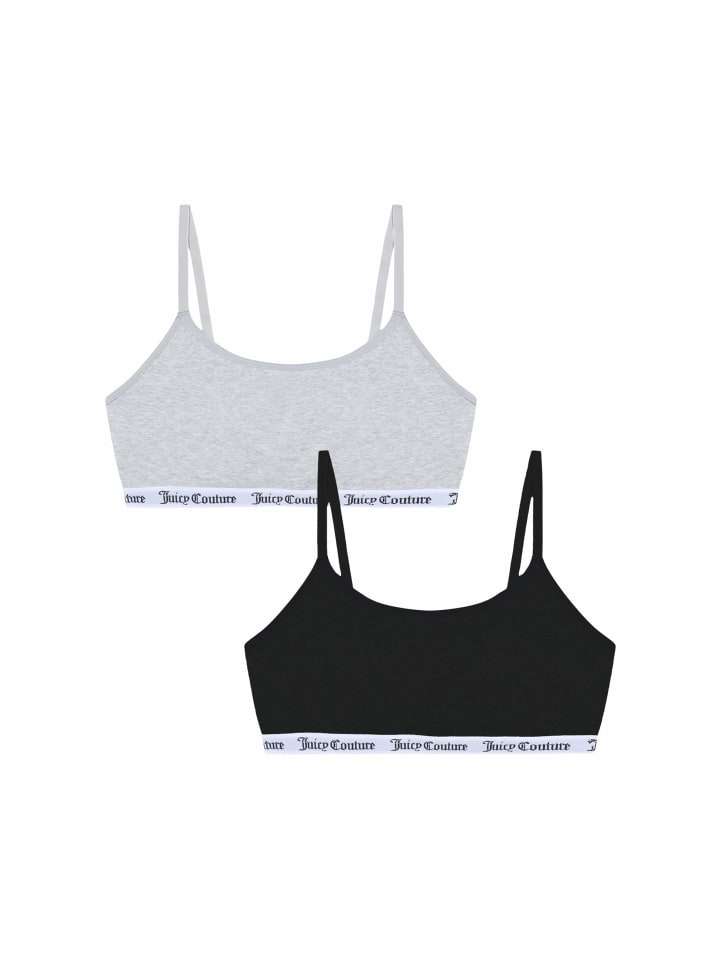 Бюстгальтеры Juicy Couture черного/серого цвета Juicy Couture
Бюстгальтеры Juicy Couture черного/серого цвета Juicy Couture