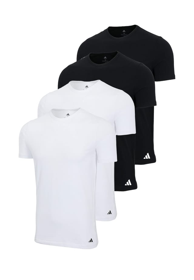 Майка / рубашка с коротким рукавом 4 шт. в упаковке активный гибкий хлопок Adidas, черный
Майка / рубашка с коротким рукавом 4 шт. в упаковке активный гибкий хлопок Adidas, черный