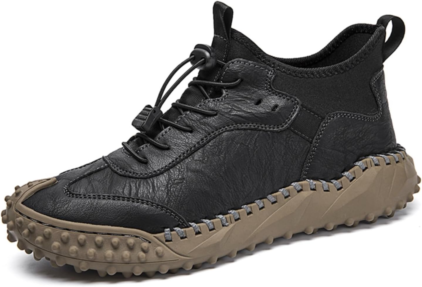 Мужские повседневные кожаные кроссовки - противоскользящая резиновая подошва с рельефной текстурой, дышащие, с не склеенными швами, износостойкие, для вождения, походов, прогулок и повседневного использования Lshwcift, черный
Мужские повседневные кожаные кроссовки - противоскользящая резиновая подошва с рельефной текстурой, дышащие, с не склеенными швами, износостойкие, для вождения, походов, прогулок и повседневного использования Lshwcift, черный