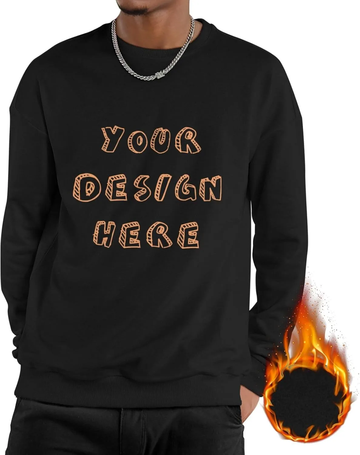 Кастомный свитшот с принтом
Кастомный свитшот с принтом