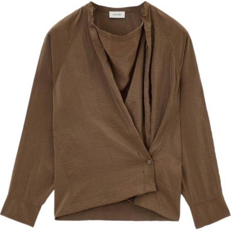 Рубашка Long Sleeved Twisted Top Lemaire, коричневый
Рубашка Long Sleeved Twisted Top Lemaire, коричневый