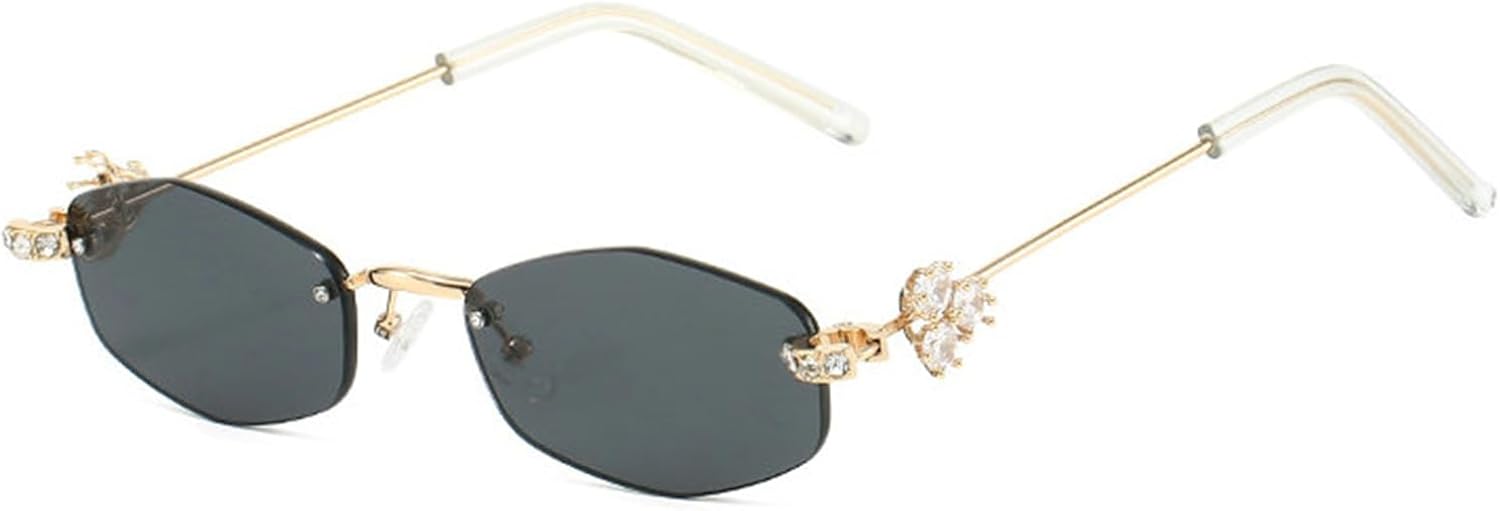 Солнцезащитные очки Willochra Retro с овальными линзами и стразами для женщин, модные винтажные, в маленькой металлической оправе, с кристаллами и бриллиантами, в стиле Y2K, с защитой от УФ-излучения UV400, C1
Солнцезащитные очки Willochra Retro с овальными линзами и стразами для женщин, модные винтажные, в маленькой металлической оправе, с кристаллами и бриллиантами, в стиле Y2K, с защитой от УФ-излучения UV400, C1