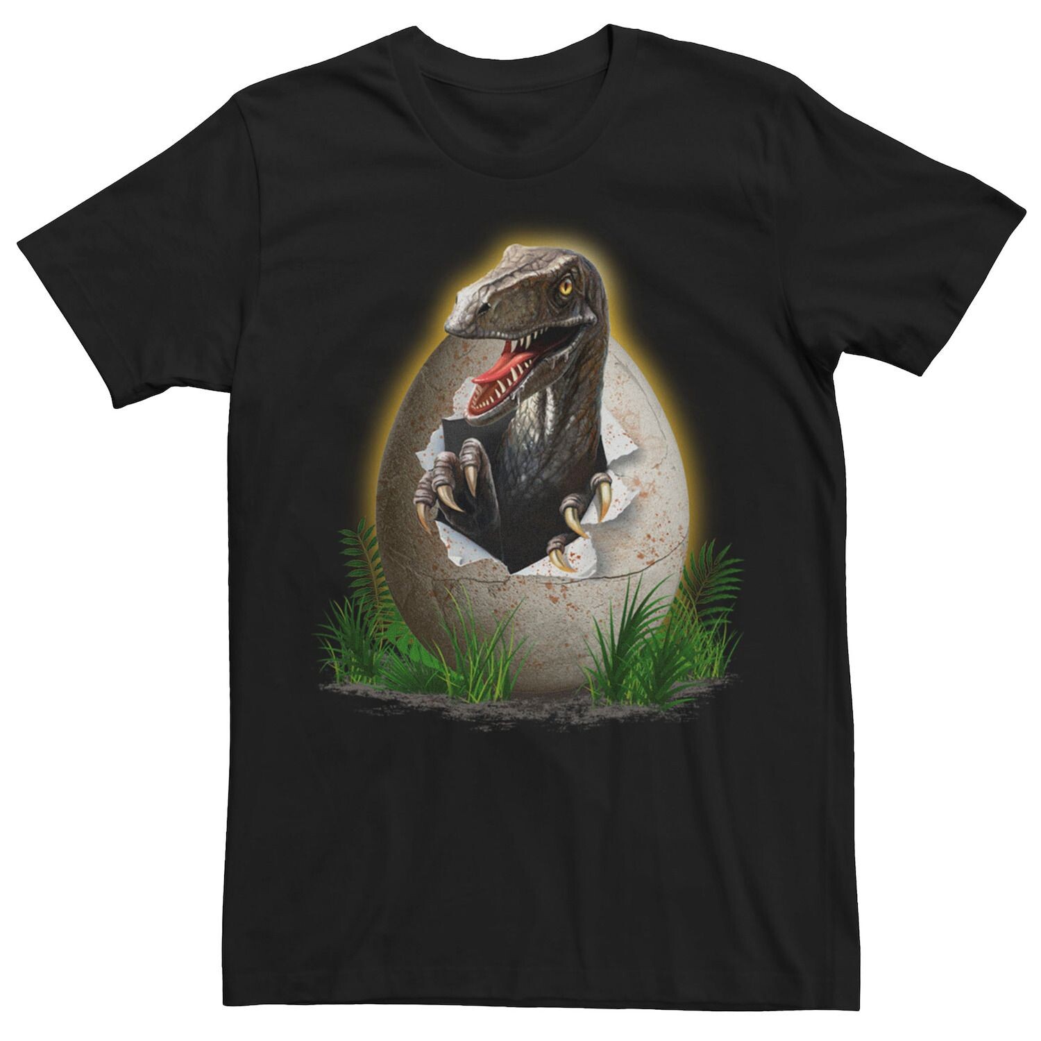 Мужская футболка «Парк Юрского периода Raptor Breaking The Egg» Licensed Character 
Мужская футболка «Парк Юрского периода Raptor Breaking The Egg» Licensed Character