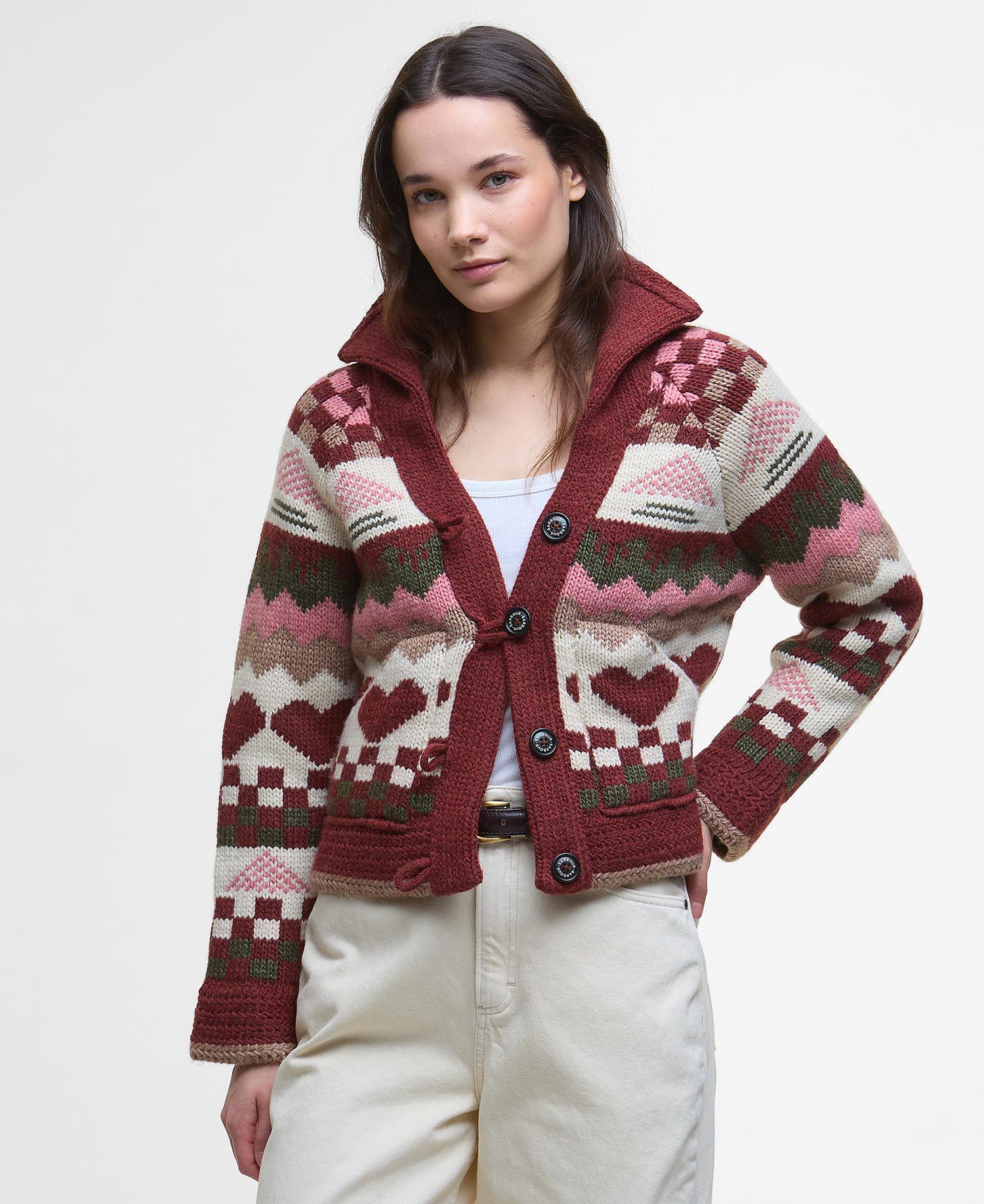 Кардиган Barbour Ruby Fair Isle, разноцветный
Кардиган Barbour Ruby Fair Isle, разноцветный
