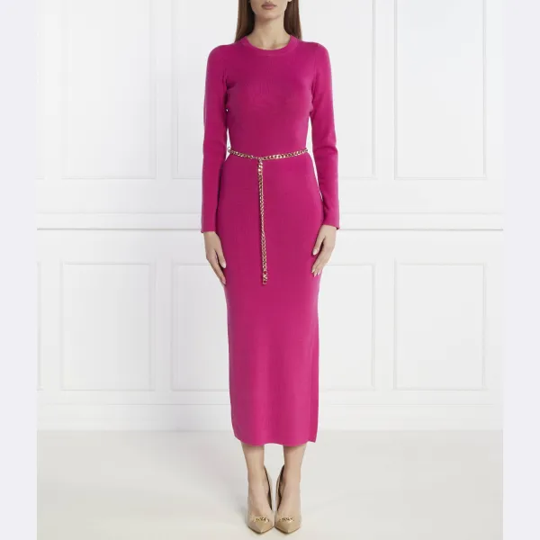 Шерстяное платье с поясом Michael Kors, розовый
Шерстяное платье с поясом Michael Kors, розовый