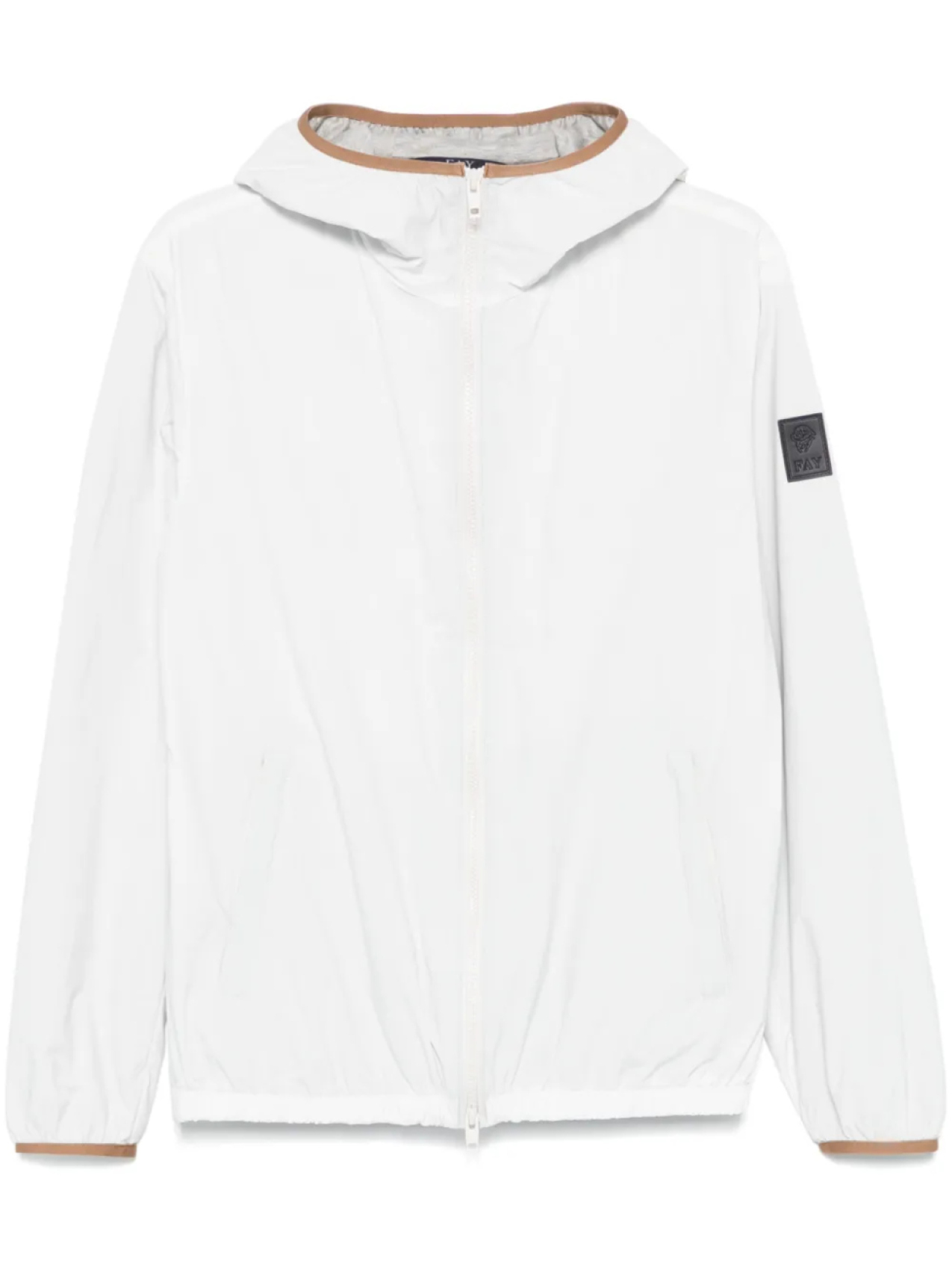 Fay ветровка с нашивкой-логотипом, белый
Fay ветровка с нашивкой-логотипом, белый