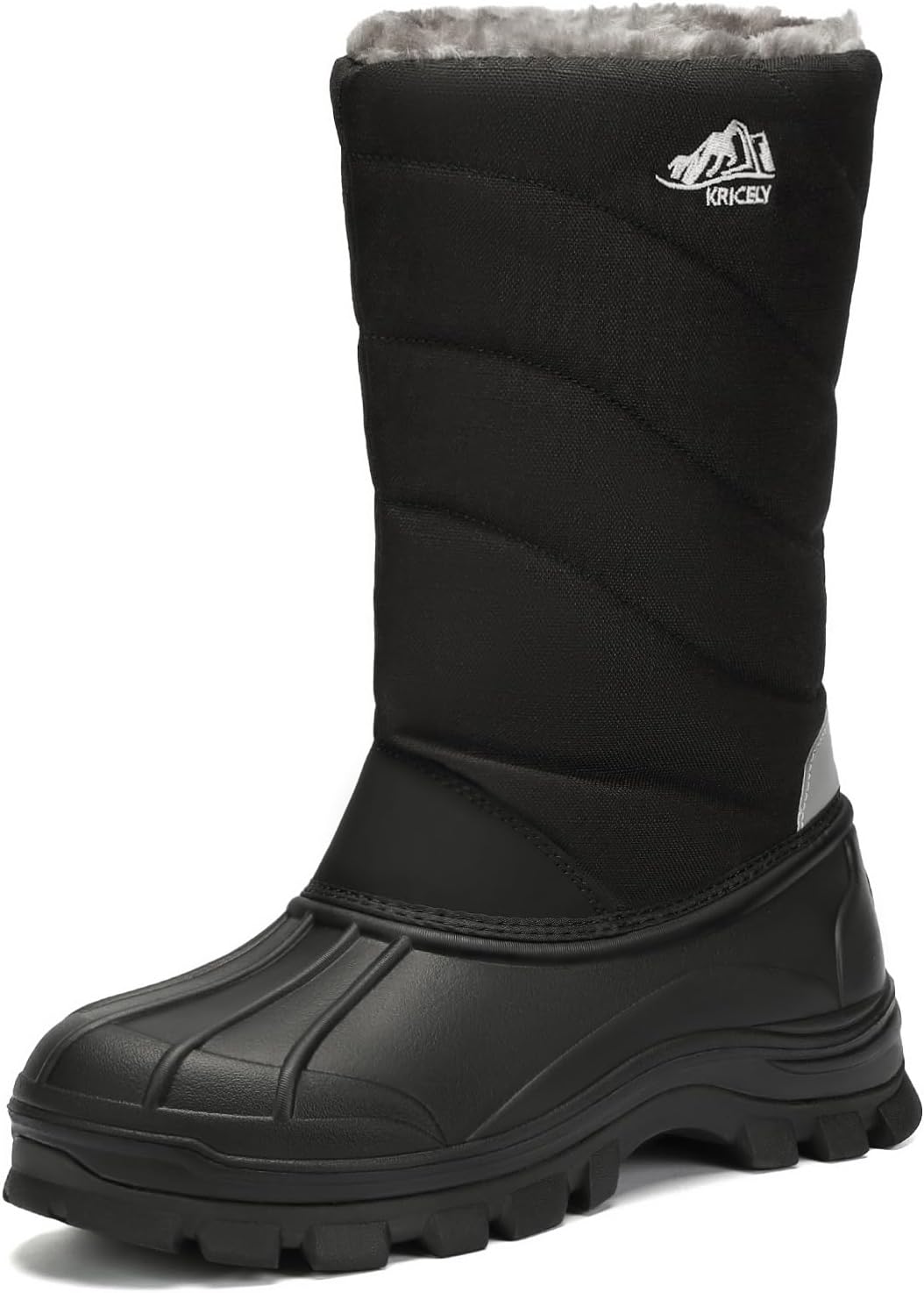 Мужские зимние ботинки Kricely, водонепроницаемые, с нескользящей подошвой, для активного отдыха и походов, с утеплителем и мягким мехом, удобные повседневные ботинки для холодной погоды, черный/серый
Мужские зимние ботинки Kricely, водонепроницаемые, с нескользящей подошвой, для активного отдыха и походов, с утеплителем и мягким мехом, удобные повседневные ботинки для холодной погоды, черный/серый