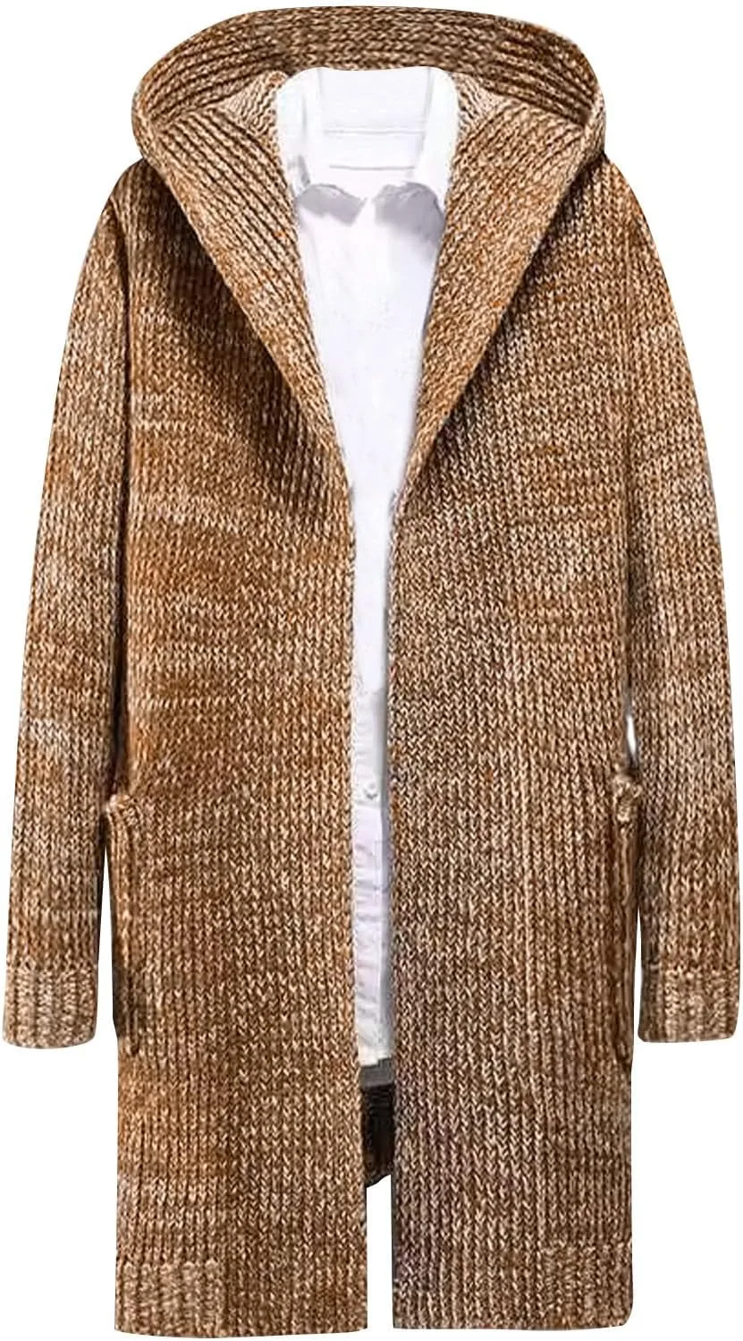 Мужской кардиган с воротником, длинный, мягкий и теплый
Мужской кардиган с воротником, длинный, мягкий и теплый