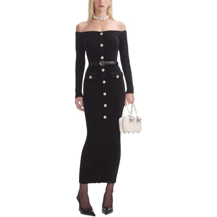 Платье миди Chenille с автопортретом Self-portrait, черный
Платье миди Chenille с автопортретом Self-portrait, черный