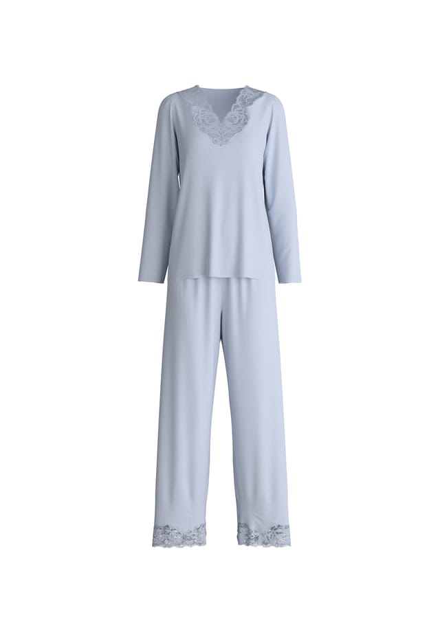 Пижама длинная ночная рубашка xtra Calida, цвет arctic ice 
Пижама длинная ночная рубашка xtra Calida, цвет arctic ice