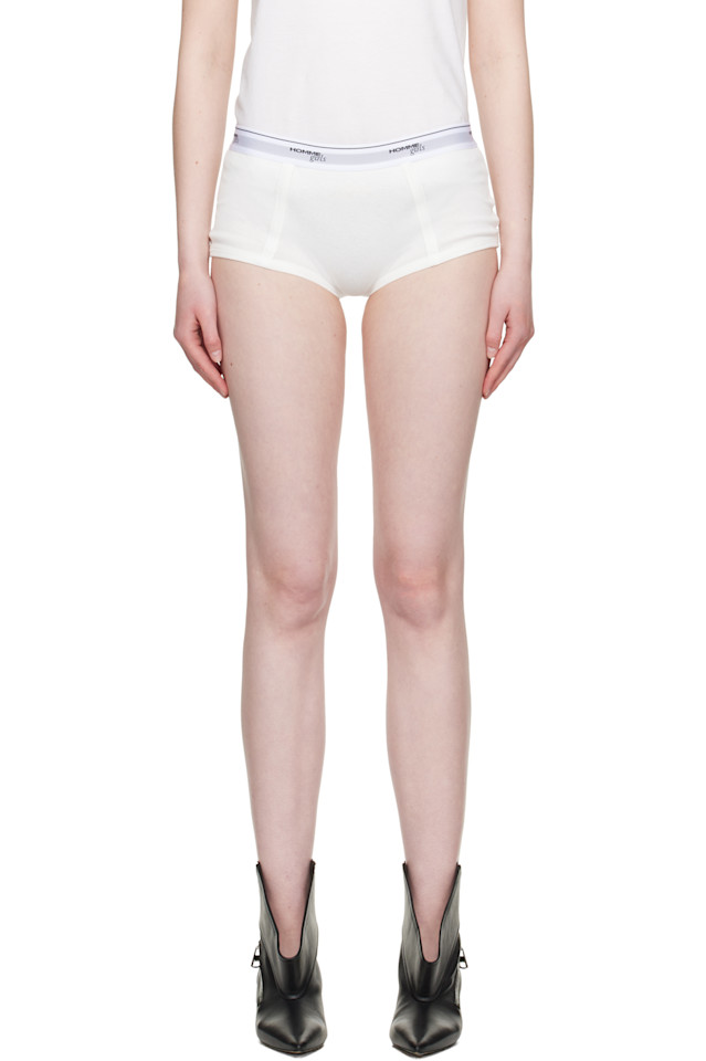 Ребристые джерси трусы-слипы для мальчиков Hommegirls, белый
Ребристые джерси трусы-слипы для мальчиков Hommegirls, белый