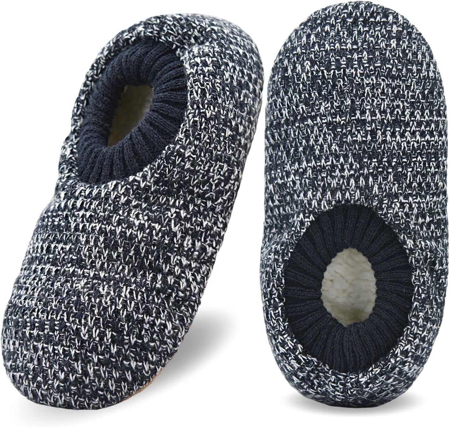 Мужские носки-тапочки DICUIRD с нескользящей подошвой, теплые домашние носки с захватами для мужчин, пушистые вязаные тапочки, черный
Мужские носки-тапочки DICUIRD с нескользящей подошвой, теплые домашние носки с захватами для мужчин, пушистые вязаные тапочки, черный