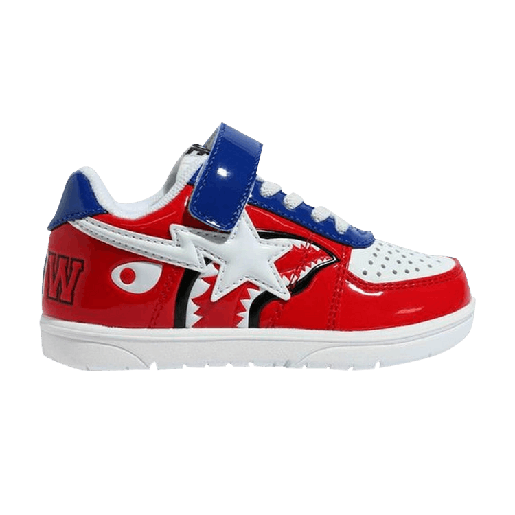 Кроссовки BAPE Bapesta Low Kids 'Red Shark Face', красный
Кроссовки BAPE Bapesta Low Kids 'Red Shark Face', красный