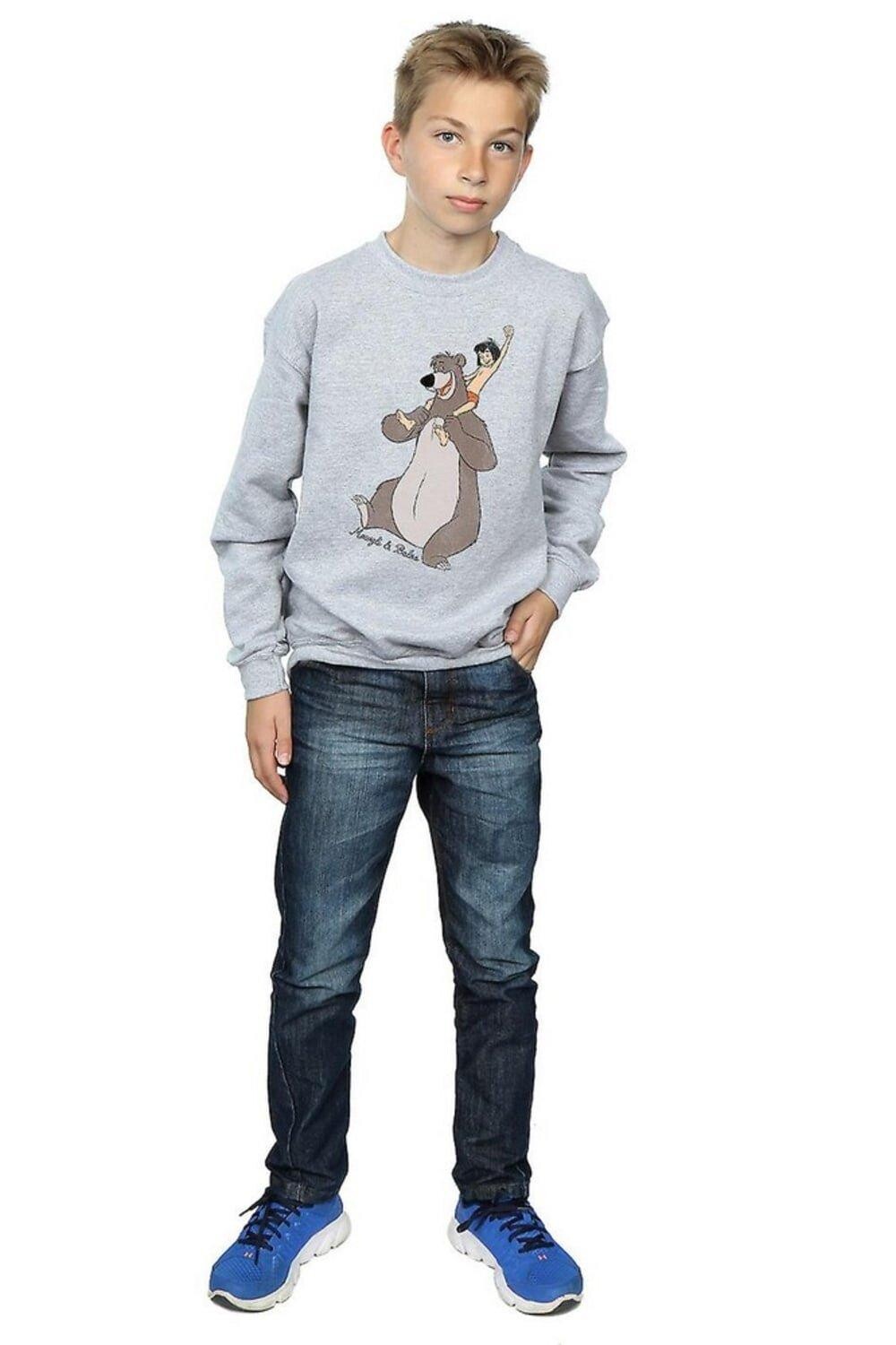 Классический свитшот с Маугли и Балу Jungle Book, серый
Классический свитшот с Маугли и Балу Jungle Book, серый