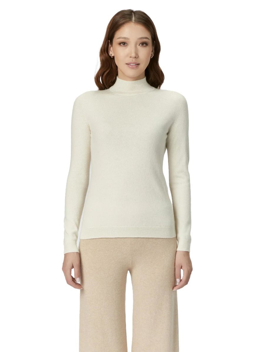 Женский свитер из органического цветного кашемира с высоким воротником Gobi Cashmere, Neutral-vaporous gray
Женский свитер из органического цветного кашемира с высоким воротником Gobi Cashmere, Neutral-vaporous gray