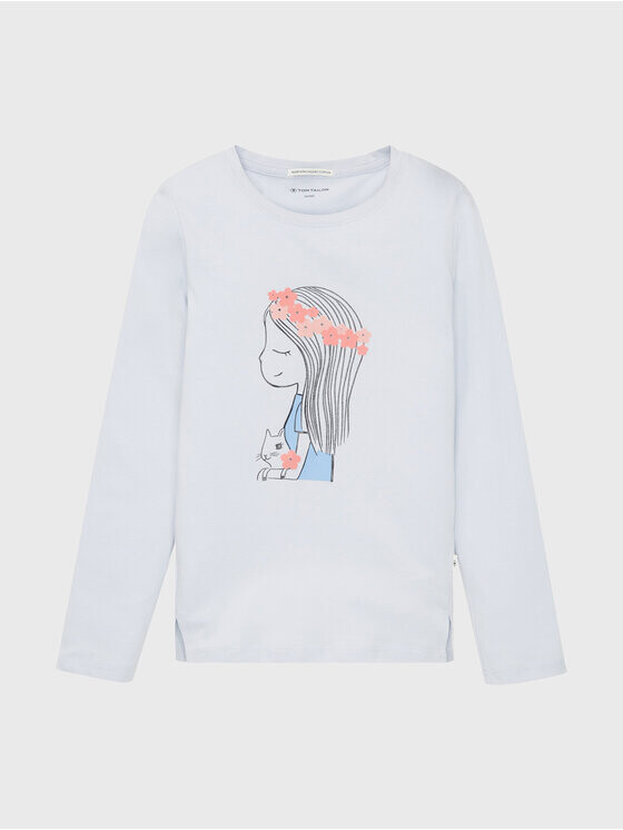 Блуза стандартного кроя Tom Tailor, синий
Блуза стандартного кроя Tom Tailor, синий