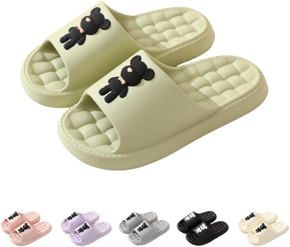 Милые шлепанцы с медвежонком для женщин Albiva, зеленый
Милые шлепанцы с медвежонком для женщин Albiva, зеленый