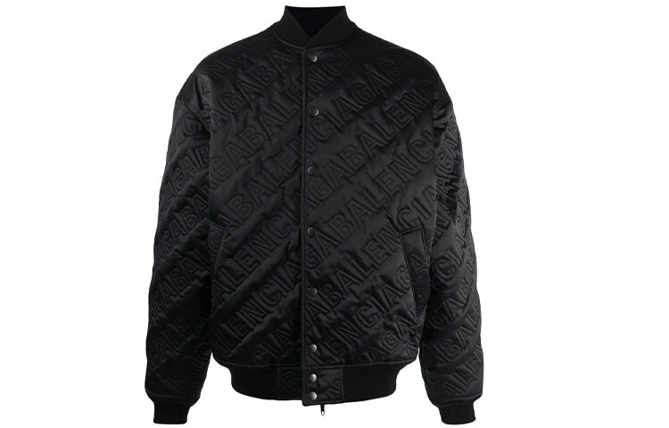 Стеганая куртка мужская черная Balenciaga, черный 
Стеганая куртка мужская черная Balenciaga, черный