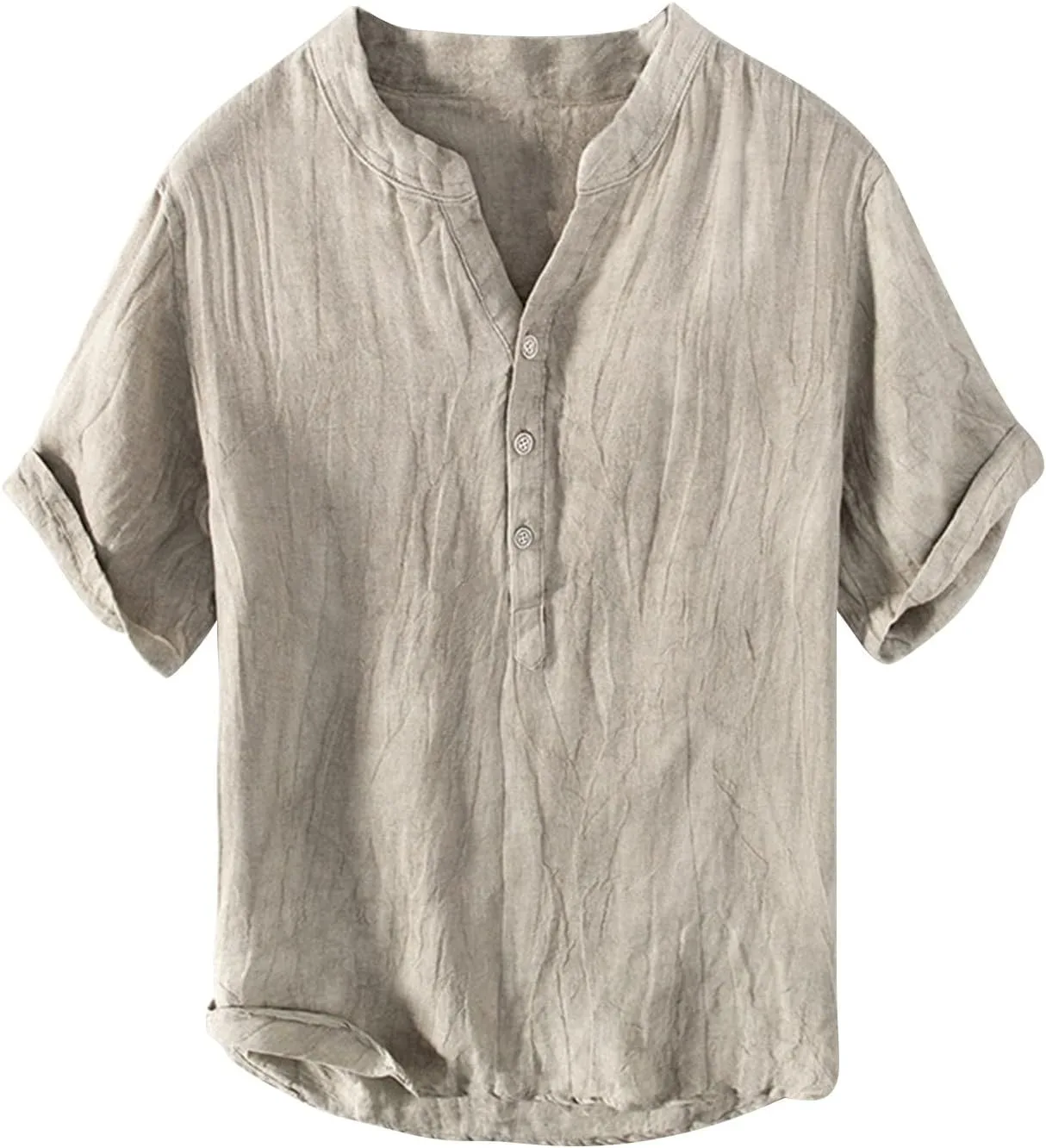 Льняная рубашка для мужчин Vintage Washed с V-образным вырезом и короткими рукавами
Льняная рубашка для мужчин Vintage Washed с V-образным вырезом и короткими рукавами