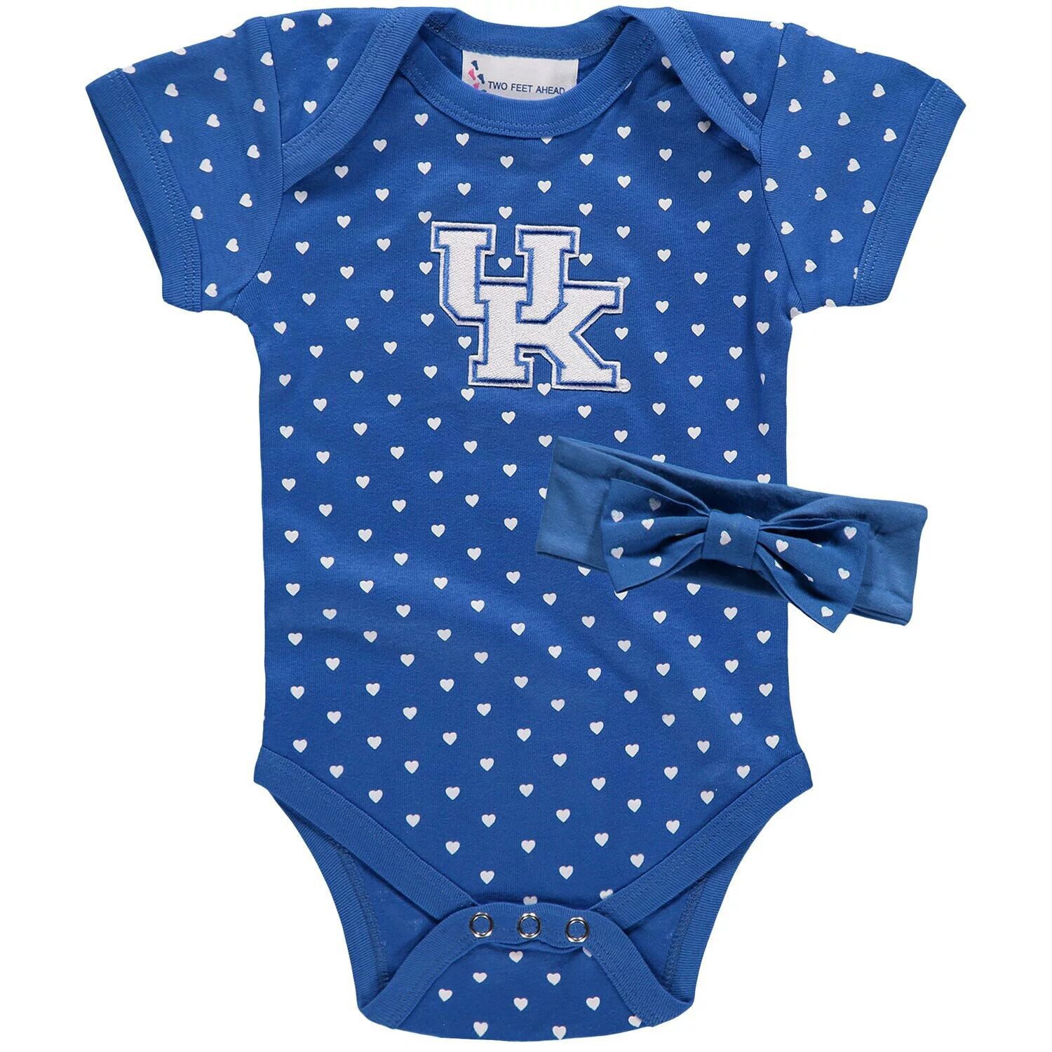 Комплект боди и повязки на голову Royal Kentucky Wildcats Hearts для девочек для новорожденных и младенцев Unbranded
Комплект боди и повязки на голову Royal Kentucky Wildcats Hearts для девочек для новорожденных и младенцев Unbranded