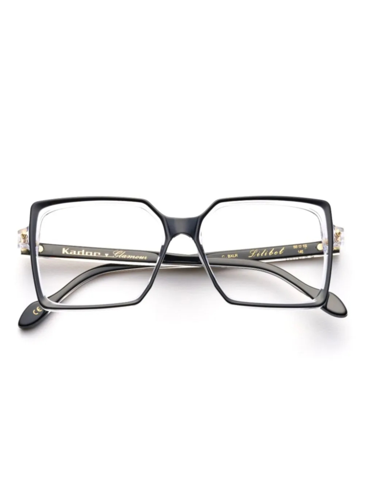 Очки Kador в квадратной оправе, черный 
Очки Kador в квадратной оправе, черный