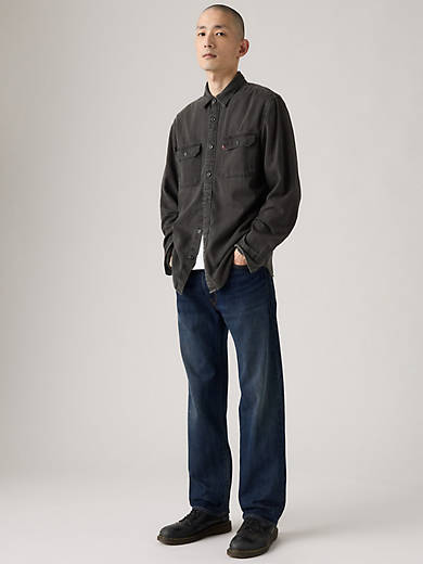 555 Свободные прямые мужские джинсы Levi's, цвет Up The Score - Dark Wash - Non-Stretch
555 Свободные прямые мужские джинсы Levi's, цвет Up The Score - Dark Wash - Non-Stretch