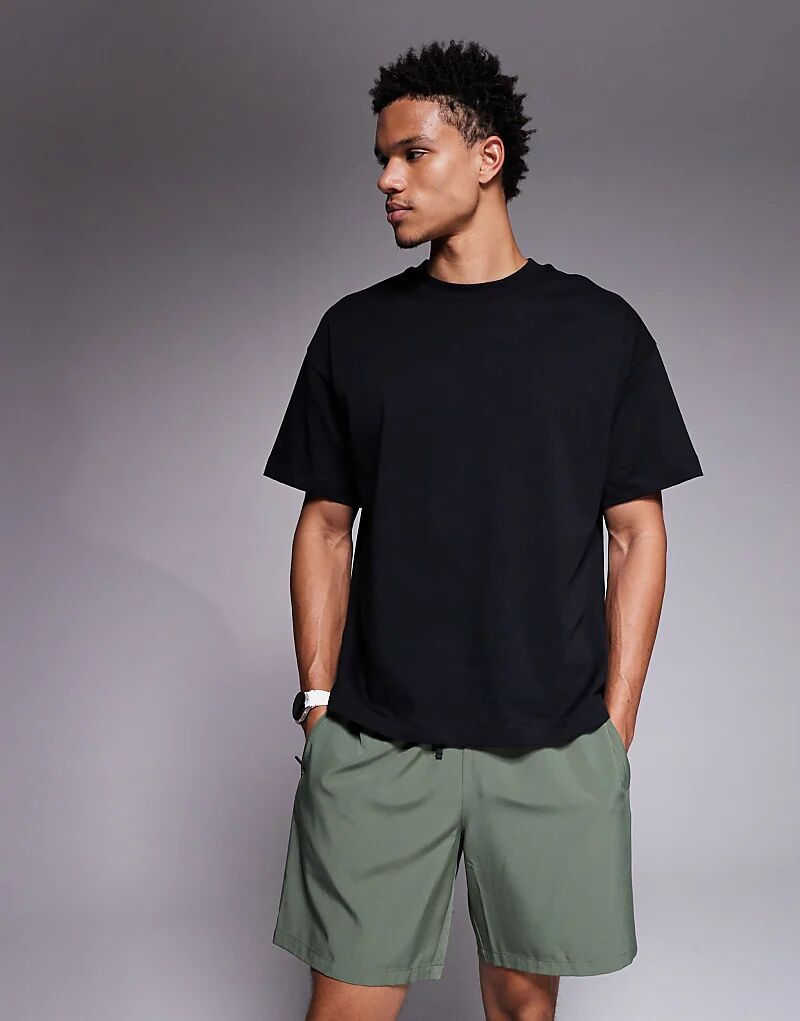 4505 свободная укороченная тренировочная футболка из плотного хлопка с быстросохнущей отделкой черного цвета
4505 свободная укороченная тренировочная футболка из плотного хлопка с быстросохнущей отделкой черного цвета