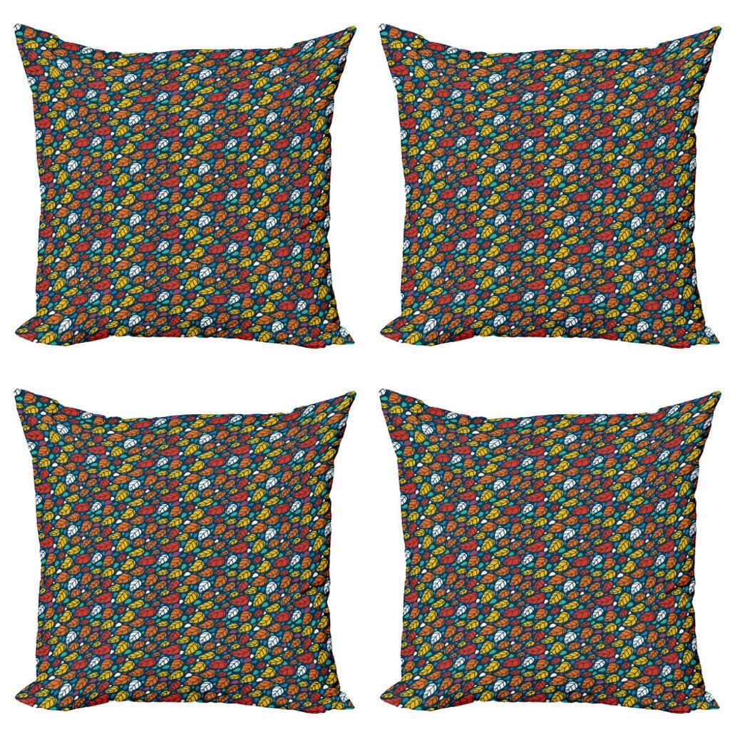 ABAKUHAUS Colorful Набор чехлов для подушек (4 предмета), Doodle Leaves Nature, современная двусторонняя цифровая печать, 45 x 45 см, разноцветные
ABAKUHAUS Colorful Набор чехлов для подушек (4 предмета), Doodle Leaves Nature, современная двусторонняя цифровая печать, 45 x 45 см, разноцветные